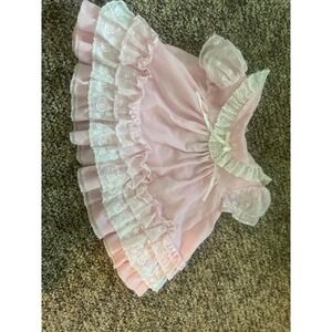 Vintage Hugs & Kisses baby  dress, size‎ 12 mo.